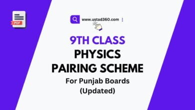 Download 9th Class Physics Pairing Scheme