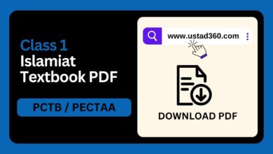 Class 1 Islamiat Punjab textbook PDF by PCTB / PECTAA