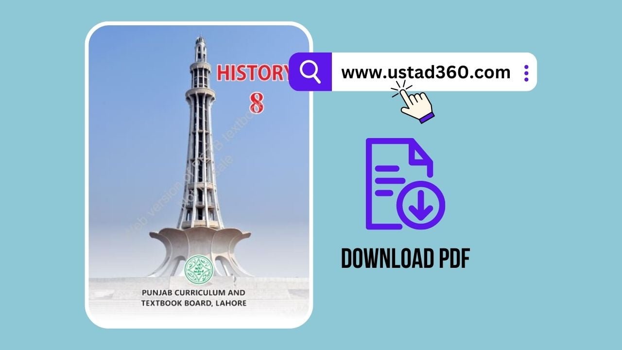 8th Class History Textbook PDF by Punjab Board Ustad360