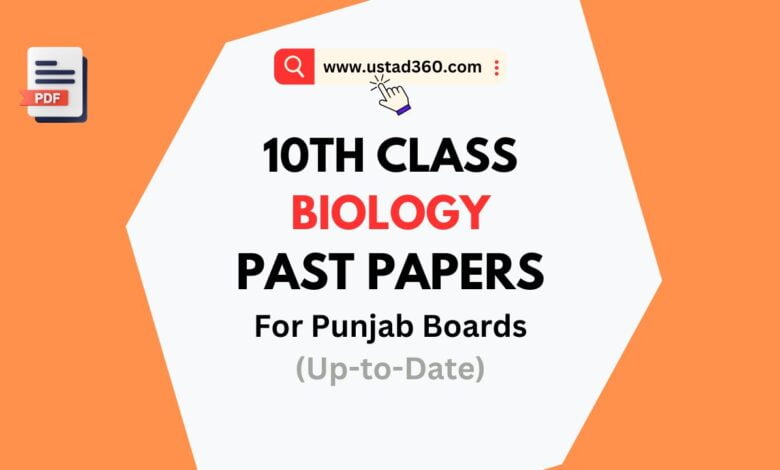 Download Matric 10th Class Biology Past Papers Punjab PDF
