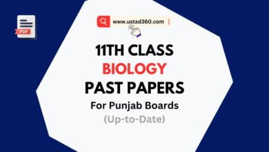 1st year / 11th class biology past papers for Punjab Boards
