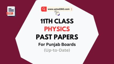 11th class / 1st year physics past papers for punjab boards pdf