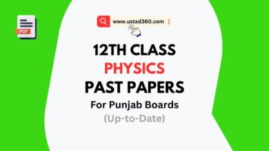 12th class / 2nd year physics past papers pdf for punjab boards