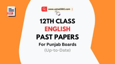 2nd year / 12th class English past papers PDF