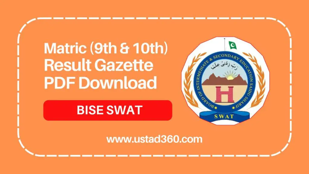 BISE DG Khan Board 12th Class Result 2025 Gazette PDF Ustad360