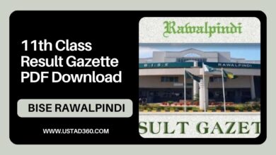 Download 11th Class Result Gazette PDF BISE Rawalpindi Board