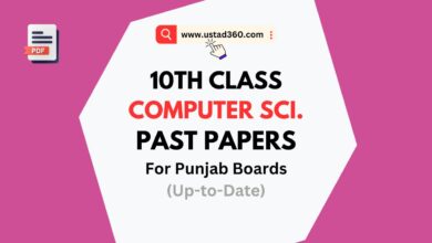 Download Matric 10th Class Computer Science Past Papers PDF