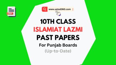 Matric 10th Class Islamiat Ikhtiari Past Papers Download