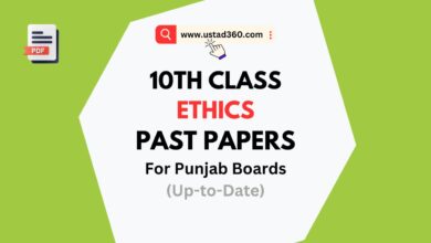Download Matric 10th Class Ethics / Ikhlaqiat Past Papers for Punjab Boards