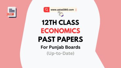 2nd Year / 12th Class Economics Past Papers PDF for all Punjab Boards