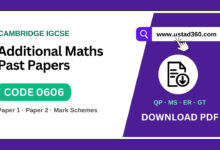 Cambridge IGCSE Additional Maths 0606 past papers thumbnail
