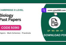 Cambridge O Level Biology 5090 past papers download