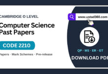 Cambridge O Level Computer Science 2210 past papers download